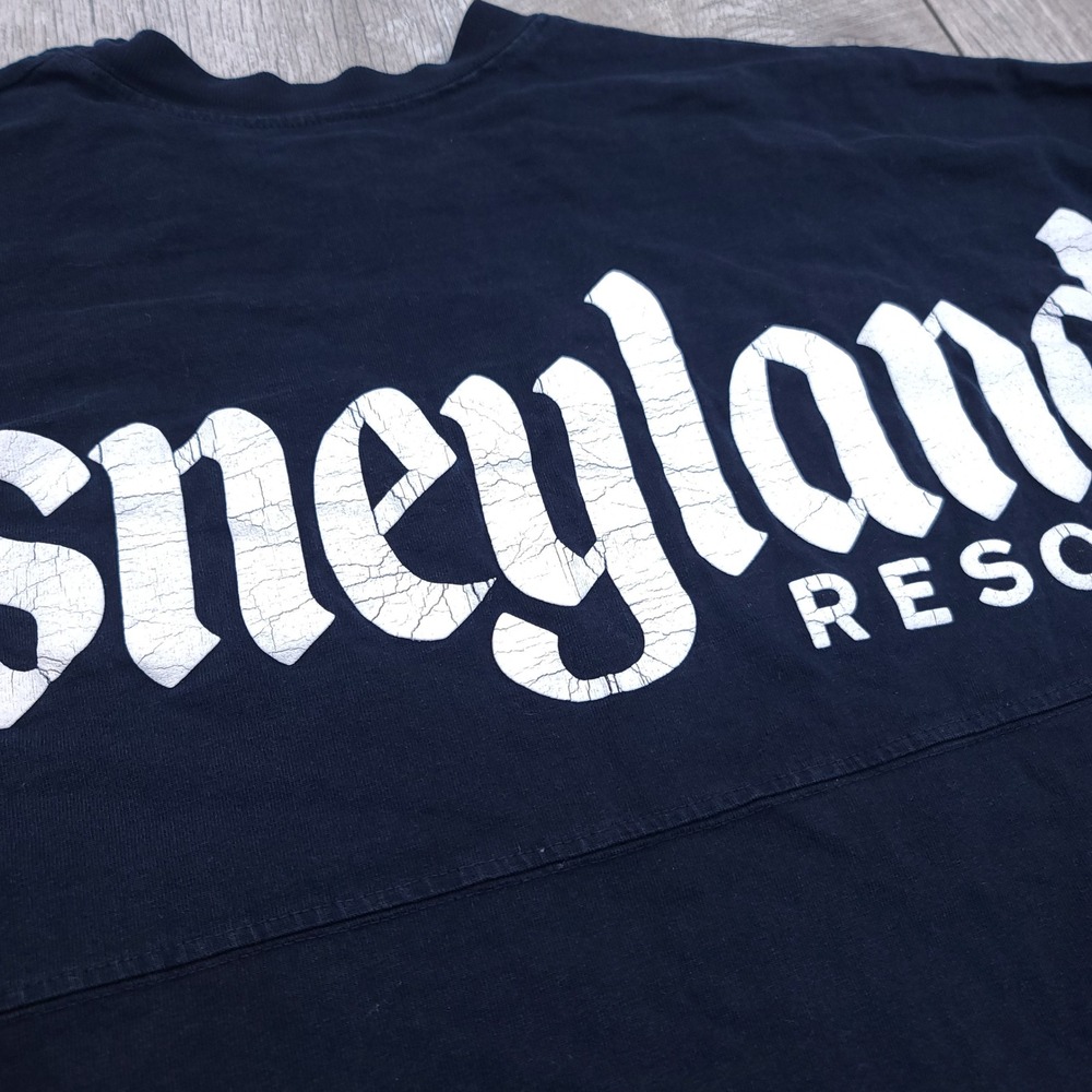 Disney Spirit Jersey Men Size Large Navy Disneyland Resort Long Sleeve Shirt - Picture 3 of 6